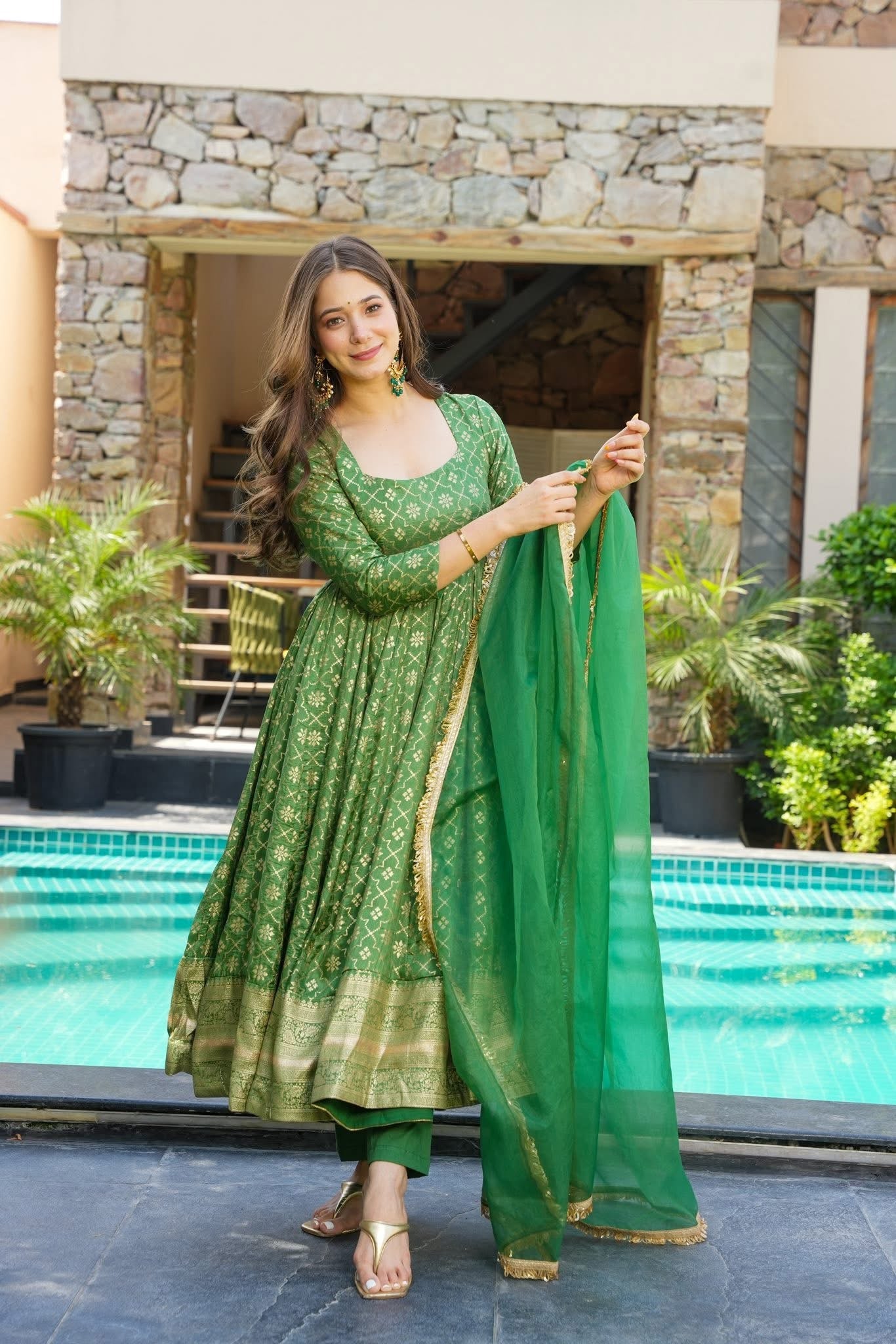 Anaya Silk Suit Set