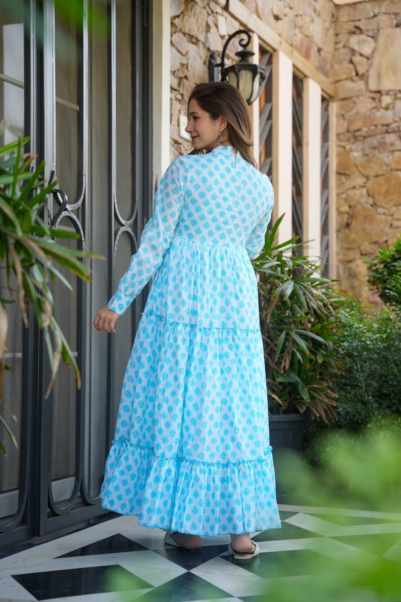 Wander Bloom Cotton Maxi