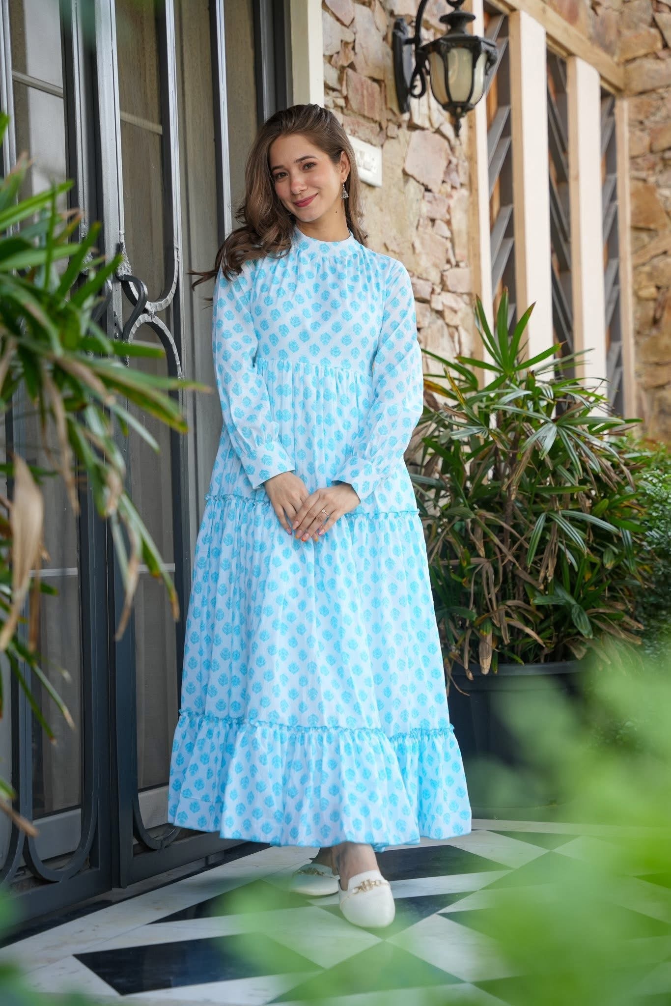 Wander Bloom Cotton Maxi