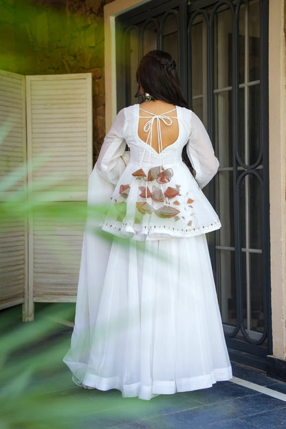 Sneh White Kurta Set