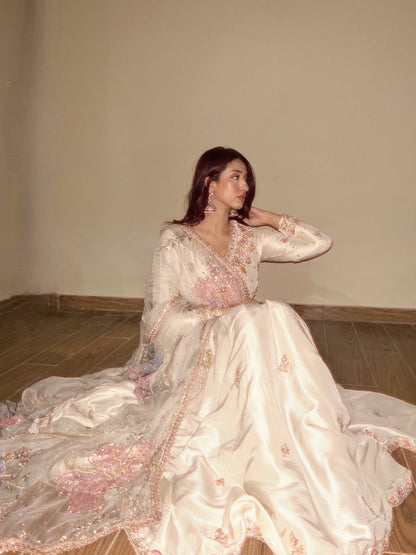 Pearl Glow Anarkali Gown