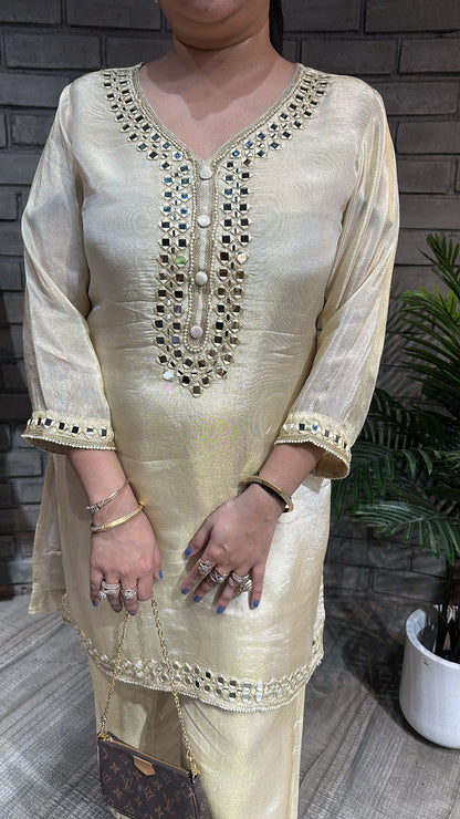 Sheesha Shimmer Mirror work cordset