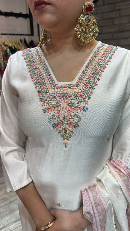 Jantar Mantar white suit