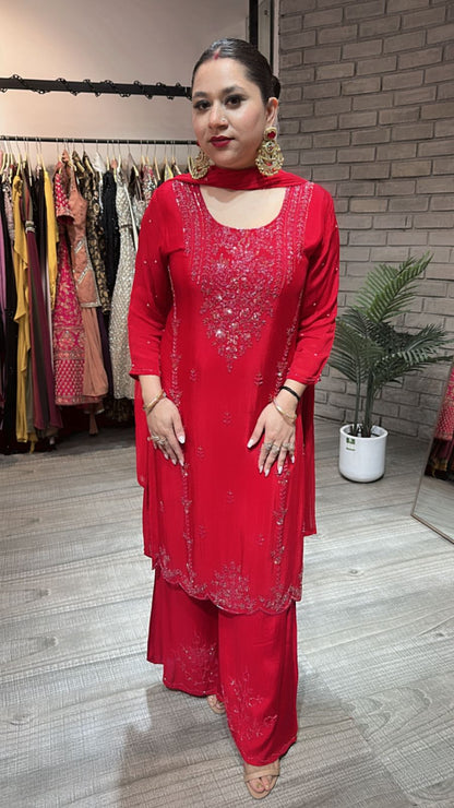 Ruby Red Katdana  suit