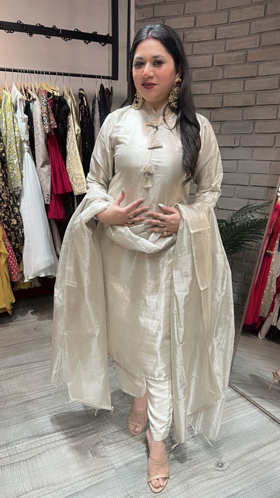 Chand Heavy Dupatta suit