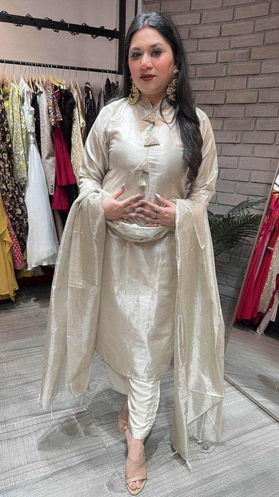 Chand Heavy Dupatta suit