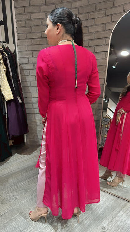 Sheesha Hot pink 3pc Mirror Cordset