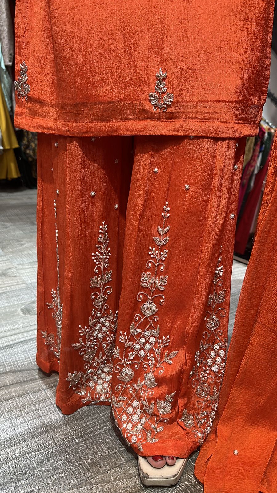 Falooda Rust pink Designer Suit