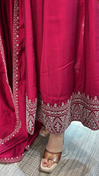 Suroor strapy Anarkali Suit