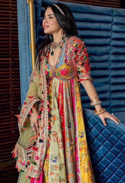 Nikki Multicolor Boho Anarkali Set