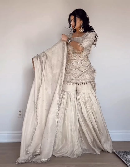 Bold & Beautiful  Haldi Sharara Look